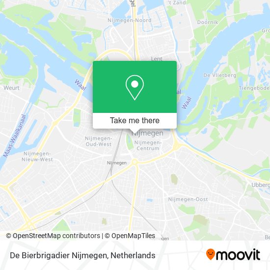 De Bierbrigadier Nijmegen map