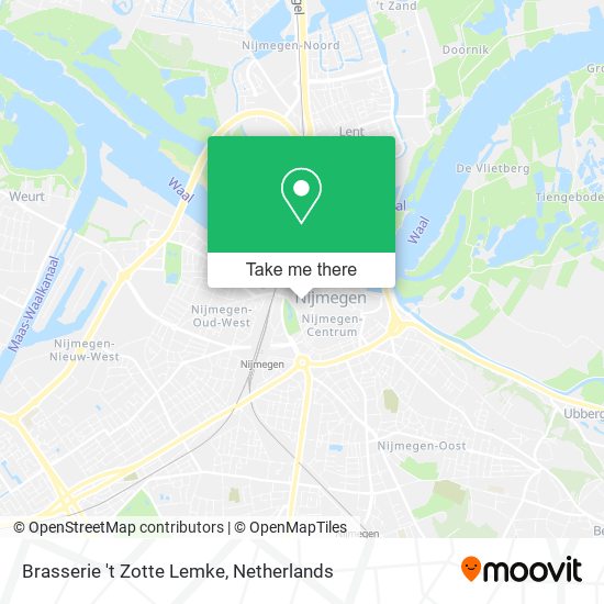 Brasserie 't Zotte Lemke map