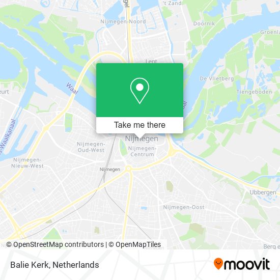 Balie Kerk map