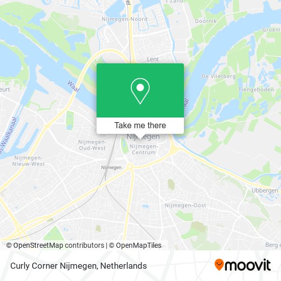 Curly Corner Nijmegen Karte