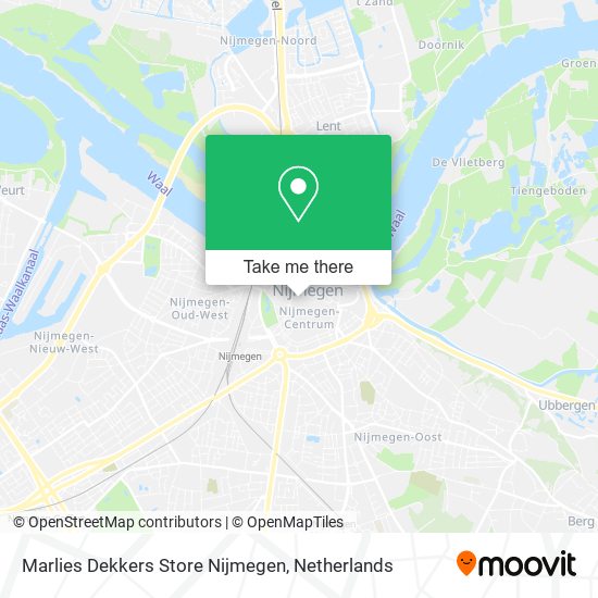 Marlies Dekkers Store Nijmegen map