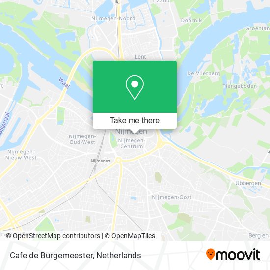 Cafe de Burgemeester map
