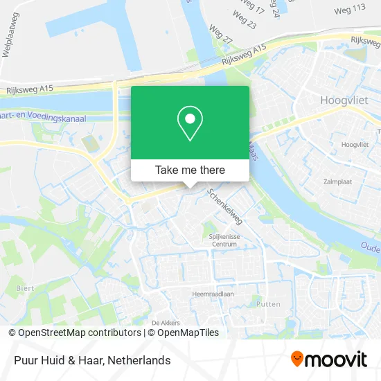 Puur Huid & Haar map