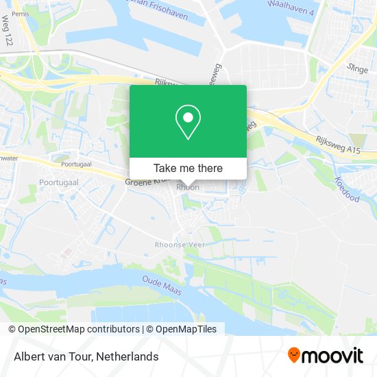 Albert van Tour map