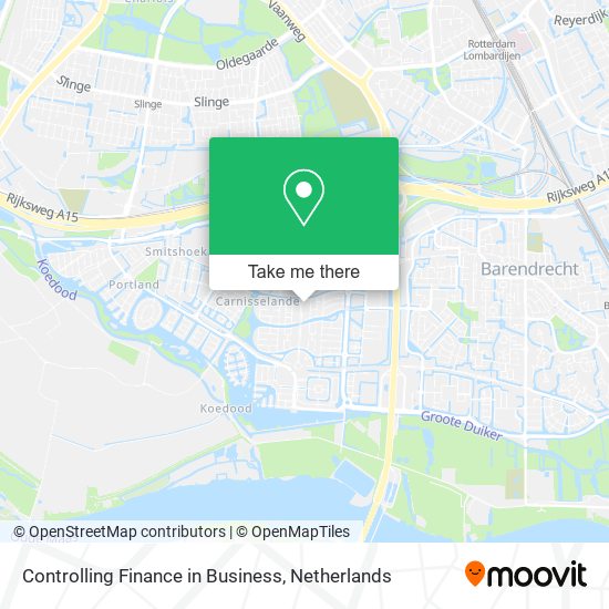 Controlling Finance in Business map