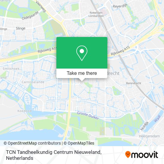 TCN Tandheelkundig Centrum Nieuweland map