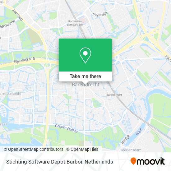 Stichting Software Depot Barbor map