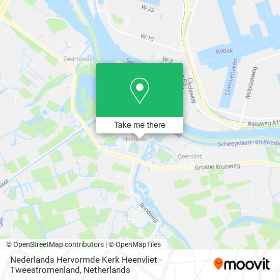 Nederlands Hervormde Kerk Heenvliet - Tweestromenland map