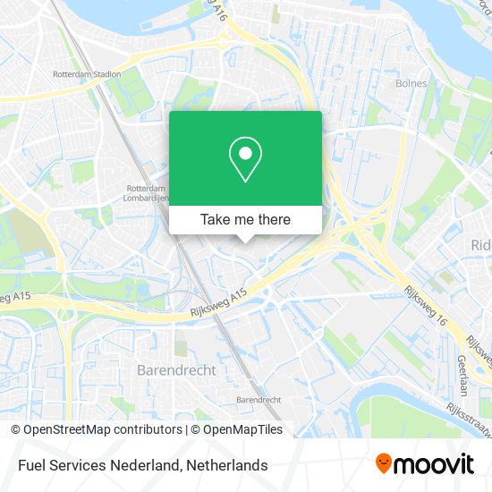 Fuel Services Nederland map