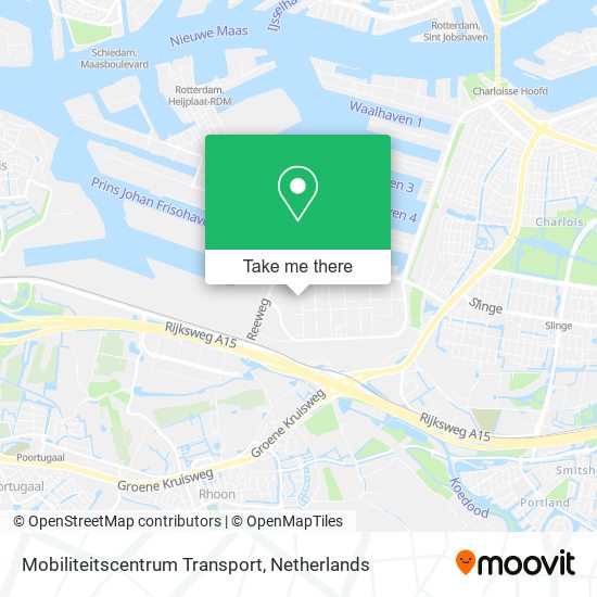 Mobiliteitscentrum Transport map