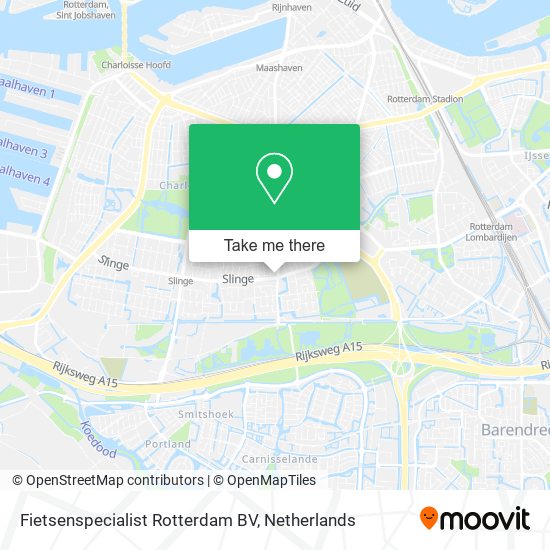 Fietsenspecialist Rotterdam BV Karte