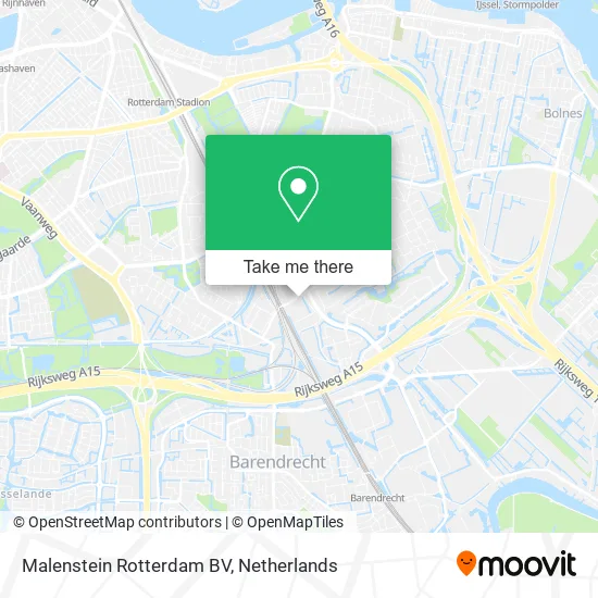 Malenstein Rotterdam BV map