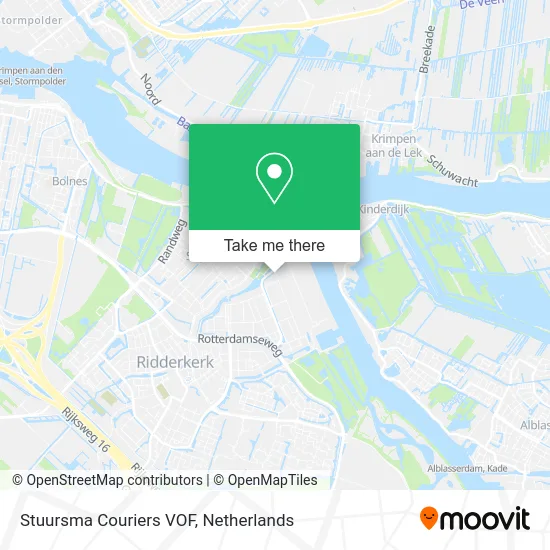 Stuursma Couriers VOF map