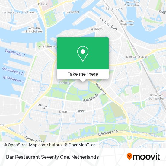 Bar Restaurant Seventy One map