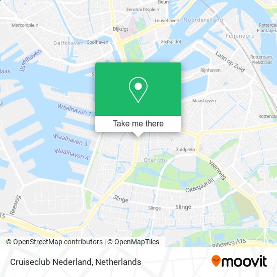 Cruiseclub Nederland map