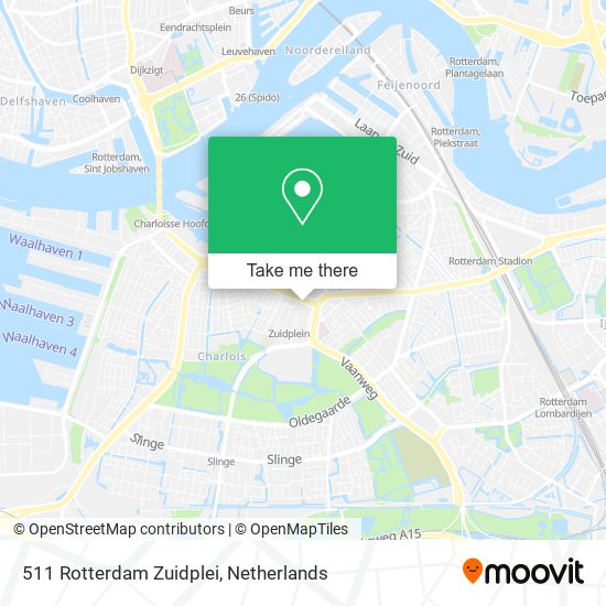 511 Rotterdam Zuidplei map