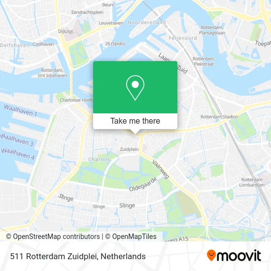 511 Rotterdam Zuidplei map