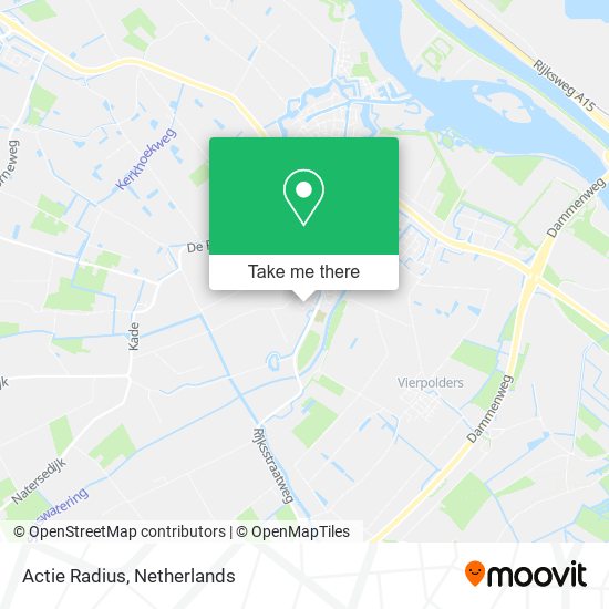 Actie Radius map