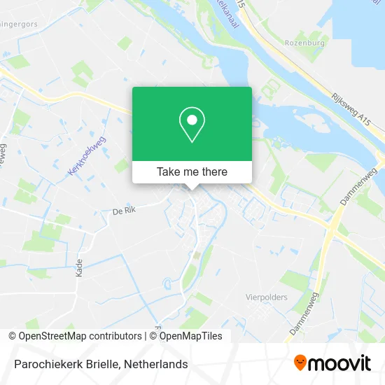 Parochiekerk Brielle map