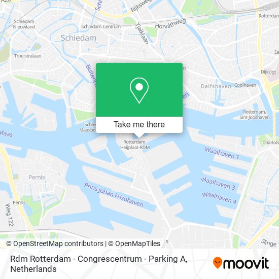 Rdm Rotterdam - Congrescentrum - Parking A map