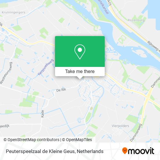 Peuterspeelzaal de Kleine Geus map