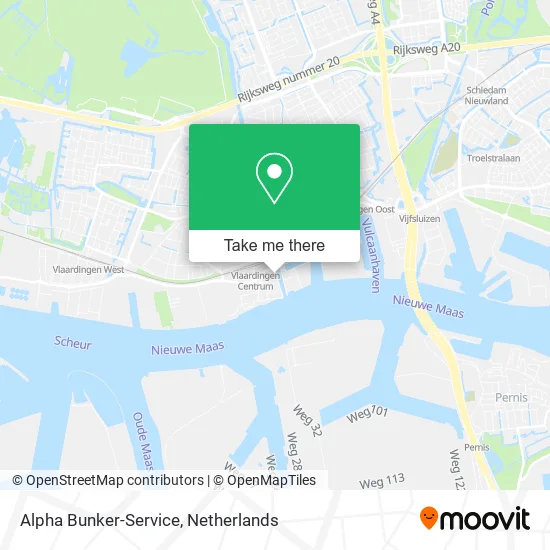 Alpha Bunker-Service map