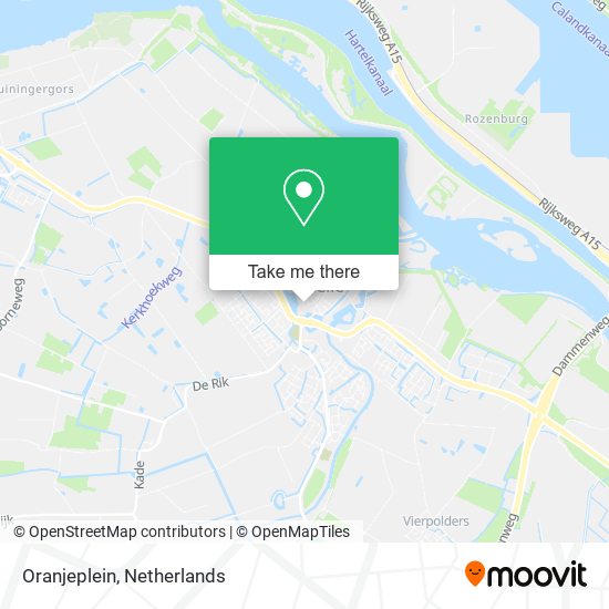 Oranjeplein map