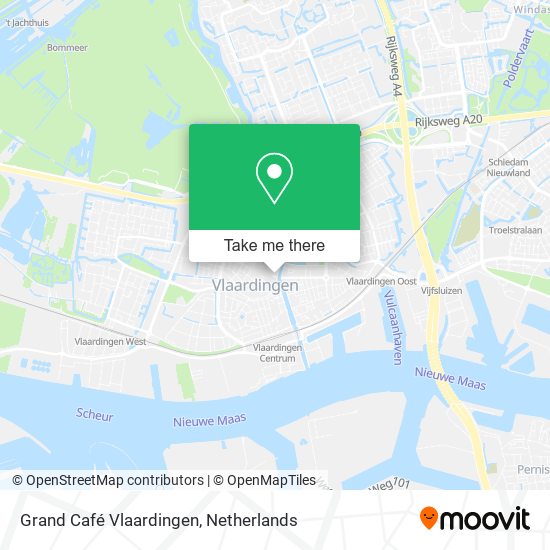 Grand Café Vlaardingen map