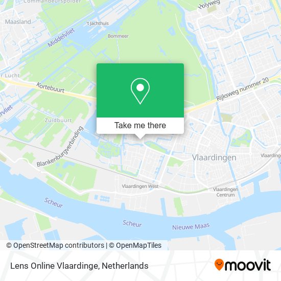 Lens Online Vlaardinge map