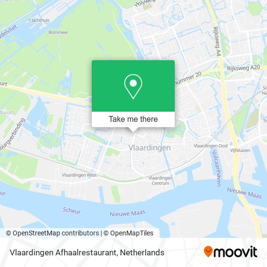 Vlaardingen Afhaalrestaurant map