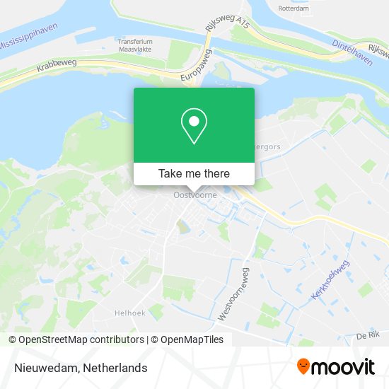 Nieuwedam map