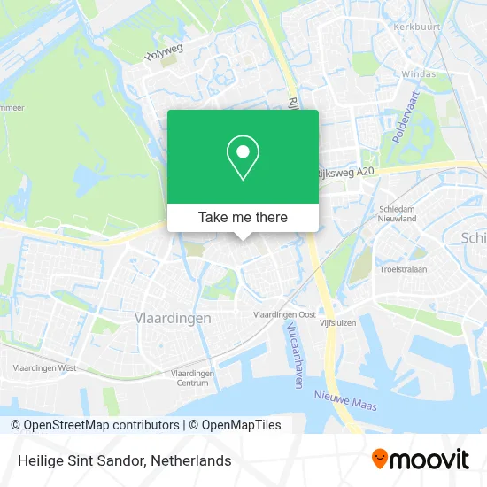 Heilige Sint Sandor map