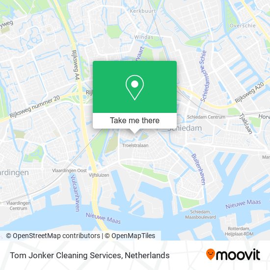 Tom Jonker Cleaning Services map