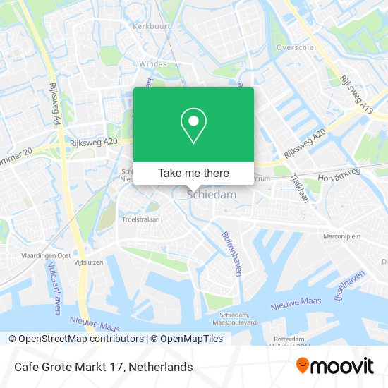 Cafe Grote Markt 17 map
