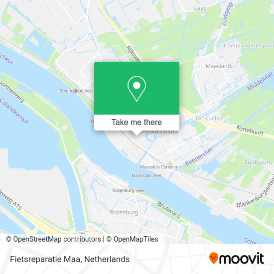 Fietsreparatie Maa map