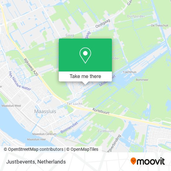 Justbevents map