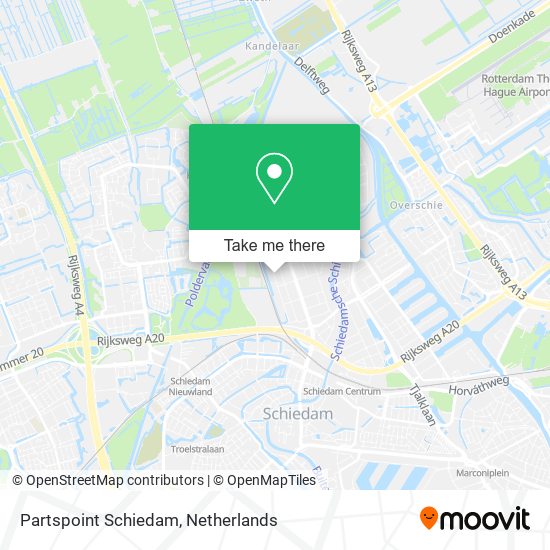 Partspoint Schiedam map