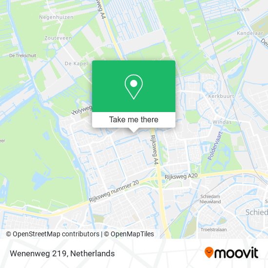 Wenenweg 219 map