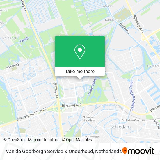 Van de Goorbergh Service & Onderhoud Karte