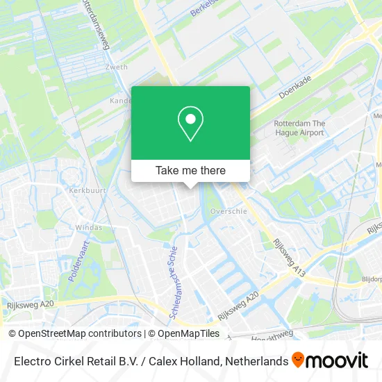 Electro Cirkel Retail B.V. / Calex Holland map