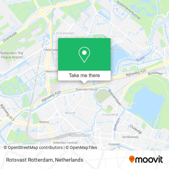 Rotsvast Rotterdam map