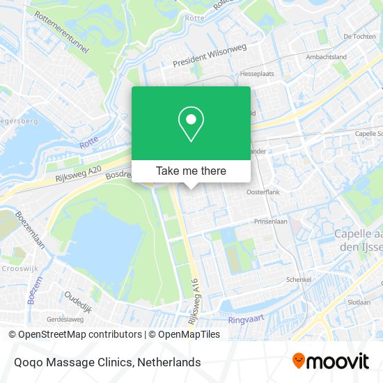 Qoqo Massage Clinics map