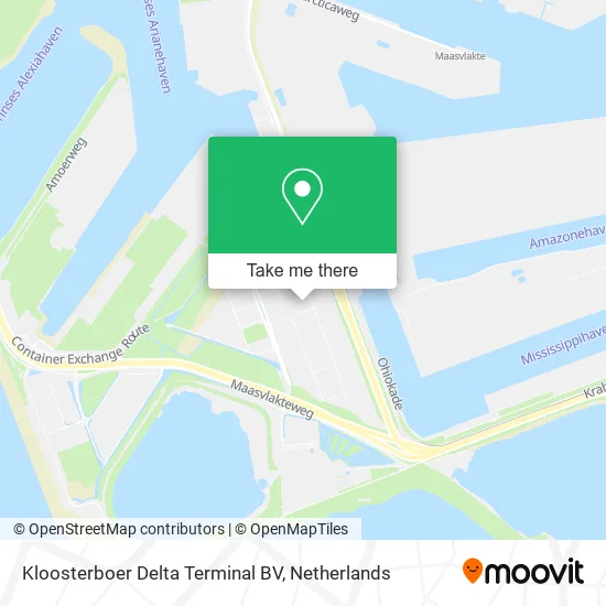 Kloosterboer Delta Terminal BV map