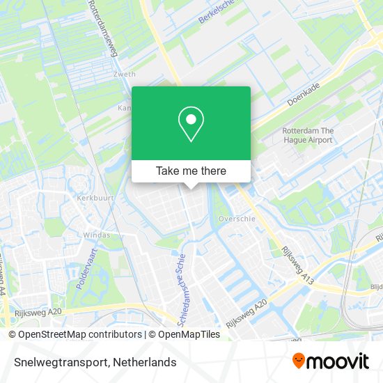 Snelwegtransport map