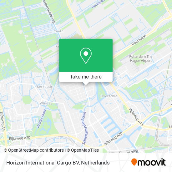 Horizon International Cargo BV Karte