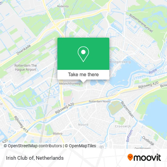 Irish Club of map