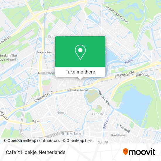 Cafe 't Hoekje map