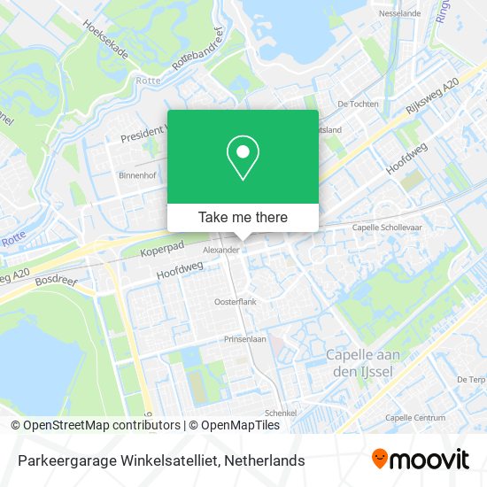 Parkeergarage Winkelsatelliet map