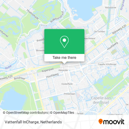 Vattenfall InCharge map