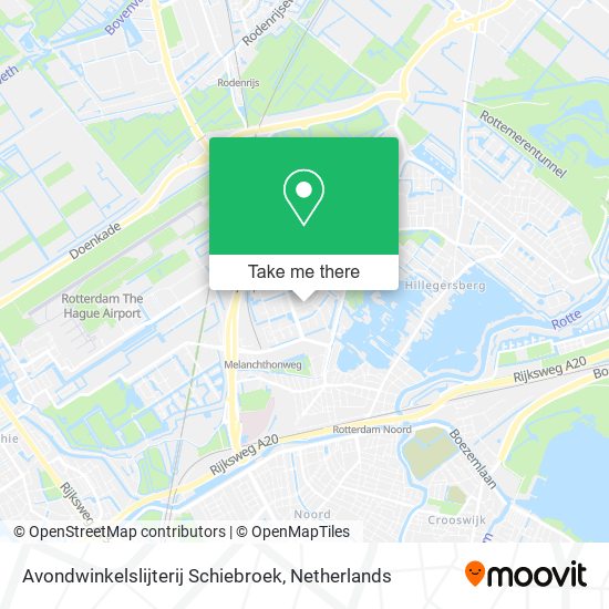 Avondwinkelslijterij Schiebroek map